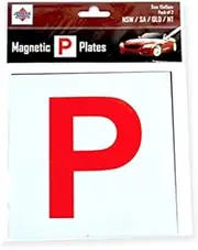 Red P, Magnetic Plate, P Plate, 2Pcs