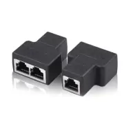 2-Port RJ45 Splitter Adapter LAN Network Ethernet Cable 1X SALE AA Conn S59C