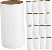 SEWACC 20pcs DIY Craft Paper Tubes Unfinished Cylindrical Rolls for Painting Drawing and Graffiti Projects for Classroom and Home Art Activities Lightweight and Versatile Craft Supplies
