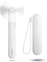 Nezylaf Handheld Mini Fan - Portable Rechargeable Personal Fan With Power Bank 2000mAh, Travel Essentials for Women