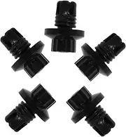 OSOLADY 5pcs Car Hub Screws Lug Nuts for Car Wheel Lug Nuts for Trailer Tires Car Wheel Lug Nuts Wheel Brush Car Lug Nuts Lug Nuts for Cars Tire Shine Car Detailing Detailing Black Plastic