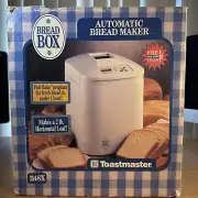 Toastmaster Bread Box Bread Maker Horizontal 2 Lb Fast Bake Option 1148X New