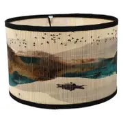 Bamboo Lamp Shade Creative Chinese Style Light Cover Home Decoration 30X30X20CM Protect Beige 1Pack
