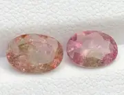 Nice Quality Natural Bi-Color Tourmaline Cut Stones Excellent Luster 2.23 Carats