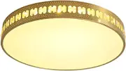 American Minimalist Decoration Lighting Fixtures,2-inch Ultra-Thin Copper Ceiling Light,LED Energy-Saving Lighting Fixtures,Study Balcony Living Room Surface Mount Ceiling Lamp