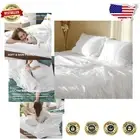 Breathable Twin Size Cotton Percale Sheets Set with Deep Pocket for Cozy Sleep