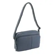 Milleni Women's Multi Zip Leather Shoulder Crossbody Bag 26x20cm Teal