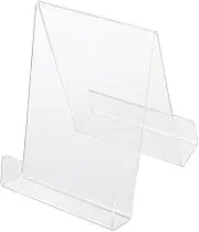 Acrylic Book Stand Clear Easel Stand Book Display Holder for Magazine Postcard Picture Plate Artworks Phone Tablet