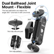Universal Video Pea Pod Camera Holder With 1/4" Threaded Interface