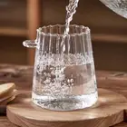 Glass Container Food Storage Jar Capacity with Spoon for Coffee Sugar