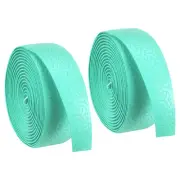 2Pcs 6.6ft Racket Overgrip PU Grip Tape Non-Slip for Tennis Badminton, Turquoise