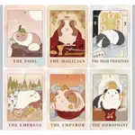 ❤️莉莉塔羅占卜❤️正版 鼠類（天竺鼠、龍貓、倉鼠）塔羅牌 大牌22張+塔羅袋 TAROT CARDS 卡 偉特