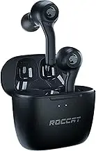 ROCCAT Syn Buds Air True Wireless Earbuds for Mobile Gaming with Dual-Microphones, for Nintendo Switch, Windows, 7, 8.1, 10, 11, Mac, iPad, and iPhone – Black