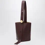 [Loewe] Dark Burgundy Pebble Bucket medium bag One size Burgundy