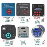 1080P Video Microscope Cameras C MOUNT Lens For Phone Tablet PC PCB IC Soldering