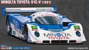 Hasegawa HC-56 1/24 Scale Model Car Kit Minolta Toyota Team Toms 91C-V JSPC 1991