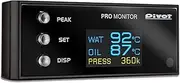 Pivot Digital Monitor PRO Monitor PRM Displays Water Temperature, Oil Temperature, and Hydraulic Pressure in One Unit with High Accuracy in The Minimum Space