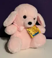 Prestige Toy Co 1987 Sunshine Puppy Pink Poodle Ballerina Plush Rare HTF New