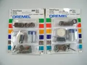 (2) DREMEL 627 50 PC GENERAL PURPOSE ROTARY TOOL ACCESSORIES