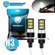 H3 LED Foglight Globe 2000LM 80W for Ford Falcon 1998-2010 Subaru Impreza 98-07 (for: Volkswagen)