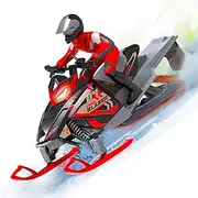 POCO DIVO Trail Blazer Snowmobile, 19” RC Tracked Snow Motorcycle Skimobile, 1/6 Racing Sports Motorbike, Dual Ski Snowboards Off-Road Sledge Motor Sled, Raido Control Tractor Rider Switchback Vehicle