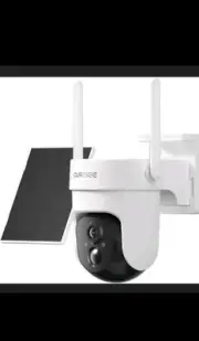 2K Wireless Outdoor Security Cameras, Solar Powered Home Camera with 360° View,