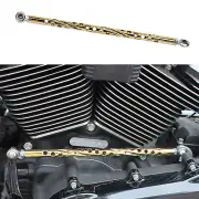 Gold Left Gear Drillhole Shift Linkage Rod for Harley Touring FLHX Softail Trike