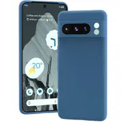MCC Google Pixel 8 Pro 5G Soft Liquid Silicone Shockproof Case Cover 8Pro [Dark Blue]