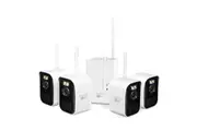 Swann MaxRanger4K Mini Long-Range Wireless Security System with 4 Cameras