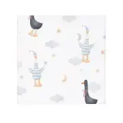Whimsical Geese Face Towel - Cute Bathroom Decor, Guest Towel, Kids Room, Baby
