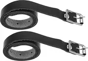 WHAMVOX Sturdy Boys and Girls Spurs for Boots Mens Spurs Straps Decorative Stainless Steel for Men Women