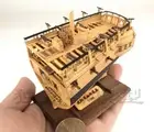 1:160 Boxwood HMS Enterprize Cross Section wooden Ship Model Kit Stern Tail ship