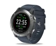 Rugged Inside Out HR Monitor 3D UI All-day Activity Record 1.22Inch Smart Waterproof Watch-Blue