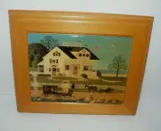 Charles Wysocki Tile Wall Art Early American Georgina's County Creations 9.5x8