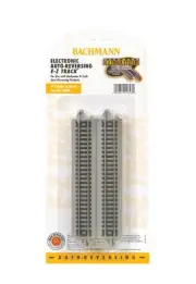 Bachmann 44848 N Nickel Silver 5" Auto-Reversing Straight E-Z Track