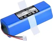 14.8V 6500mAh Battery Compatible for ecovacs deebot T5 T8 T9 T10 T20 DLX11 DLX13 DLN12 X1 X1omni X1turbo Sweeping Robot Battery(5200mAh)