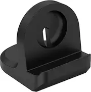[AWINNER] Compact Stand Compatible with Google Pixel Watch 2 2023-Nightstand Mode-Support Charger Bracket Integrated Cable Management Slot (Black)