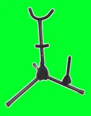 BELMONTE SAXOPHONE BLACK FOLDABLE INSTRUMENT STAND