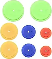 VGOL 8Pcs Seam Admission Marker Mix Size Sewing Wheel DIY Sewing Tracing Wheel for Sewing Machine Sewing Crafts DIY Embroidery (Random Color)