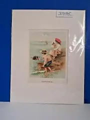Saved from the Sea Matted Art Print 1899-1901 The Chatterbox Children's Series