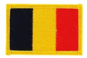 BELGIUM BELGIAN FLAG PATCHES COUNTRY PATCH BADGE IRON ON NEW EMBROIDERED