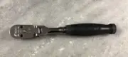 New Snap-On DARK TITANIUM FHF100 3/8" Drive 100-Tooth Soft Grip FlexHead Ratchet