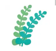 Sizzix Bigz Die Eucalyptus by Olivia Rose (663359) Retail $22.99 Cuts fabric