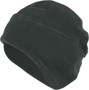 [X AUTOHAUX] Cycling Hat Keep Warm Tab Hard Hat Liner Polar Fleece Fabric Dark Gray 27x22cm 1 Pcs