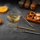Stainless Steel Kitchen Accessories Egg Beater Baking Tool Egg Whisk Agitator
