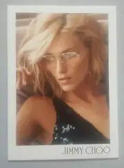 JIMMY CHOO OPTICAL FRAME IMAGE COUNTERCARD POSTER SMALL SIZE 8.2" X 6"