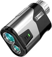 HIREED Golf Rangefinder with Slope Switch ，1200 Yards Laser Range Finder for Golfing/Hunting ，7X Magnification Strong Magnet Rechargeable Range Finders Golf Continuous Scan Flag Lock Vibration