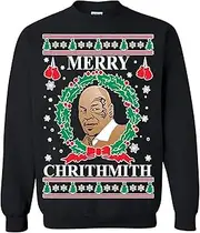 [keoStore] Ugly Christmas Sweater Mike Tyson Merry Chrithmith Unisex Sweatshirt