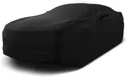 Indoor Car Cover Replace for 2010-2025 Chevy Camaro, Luxurious Stretch Satin Ultimate Black Indoor Car Cover for Dust-Proof, Underground Garage, Car Show
