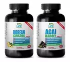 immune system multivitamin - KOREAN GINSENG – ACAI BERRY COMBO 2B - ginseng root